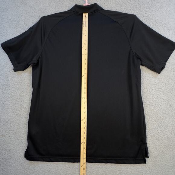 Harrington Mens Golf Shirt XL Black Short Sleeve Performance - Picture 9 of 10